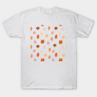 Autumn Leaves Pattern, Fall vibes T-Shirt